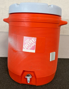 Home Depot Orange Cooler