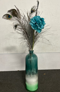 Decorative Peacock Vase