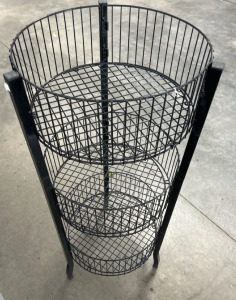 3 Tier Circular Wire Shelf