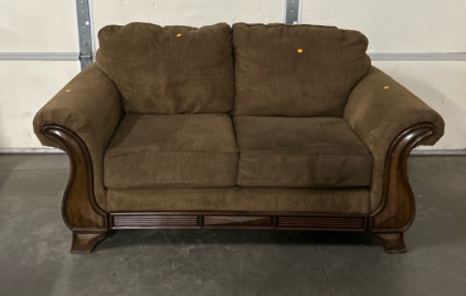 Brown Loveseat