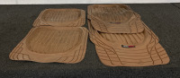 Brown Floor Mats - Set of Four