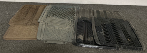 (4) Car Floor Mats - Mismatched