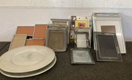 Assorted Silver Pictures Frames