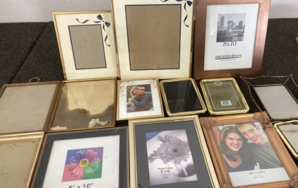 Assorted Gold Picture Frames