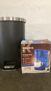 Keurig & Trash Can