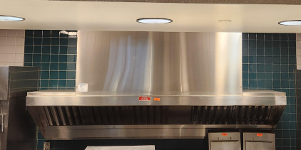 Moll-Tron Ventilation Hood 114"x28 ½"x55" Includes Exhaust Fan On Roof