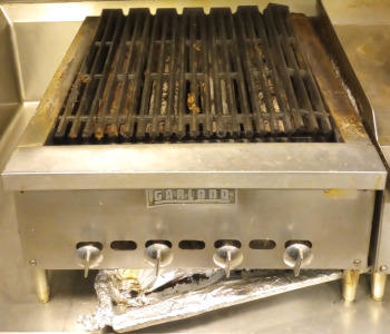 Garland Gas countertop 4 Burner Charbroiler