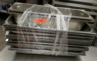 (17) Stainless Steel Commercial Food Pans