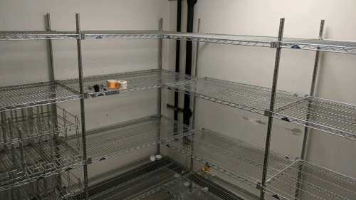 (1) Metal Wire Shelving Units w/ Adjustable Shelves - 41⅘×24" - 3 Units