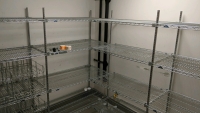 (1) Metal Wire Shelving Units w/ Adjustable Shelves - 41⅘×24" - 3 Units