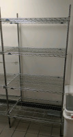 (1) Metal Wire Shelving Units w/ Adjustable Shelves - 41⅘×24" - 3 Units - 3