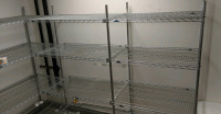 (1) Metal Wire Shelving Units w/ Adjustable Shelves - 41⅘×24" - 3 Units - 4