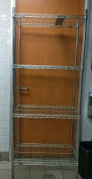 (2) Metal Wire Storage Shelving Units - 29⅝"×18" - 2