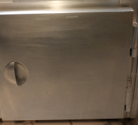 Stainless Steel Prep Table With Single Sink Basin & Utility 2 Door Refrigerator 3'x94"x40" - 8