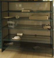 An Assortment of Sheet Pans (1) Six Shelf Wire Rack 2'x6'x74" (1) Four Shelf Wire Rack 18"x42"x74" & Much More - 2