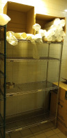 An Assortment of Sheet Pans (1) Six Shelf Wire Rack 2'x6'x74" (1) Four Shelf Wire Rack 18"x42"x74" & Much More - 3