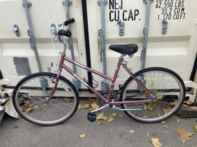 26” Raleigh Uptown Purple Bike