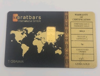 Nadir Karatbars 1G 999.9% Fine Gold Bar In Assay - 5