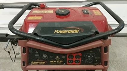 (1) Powermate 3000/3750 Generator - 2012 Model # PM0103007.01 [sp19]