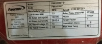 (1) Powermate 3000/3750 Generator - 2012 Model # PM0103007.01 [sp19] - 3