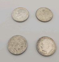 (4) Pre-1964 90% Silver Roosevelt Dimes - 3