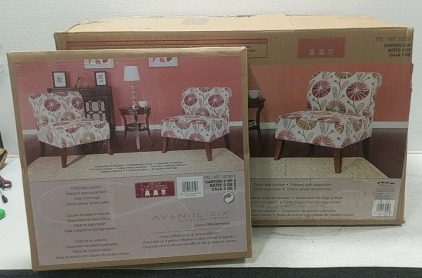 Avenue Six Fabric Chairs And Accent Table Set