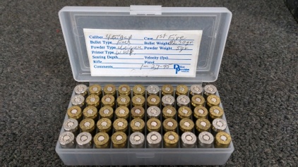 (50) rnds .45 Ammo