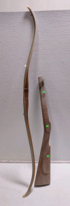 (1) Black Hawk Mosquito Long Bow w/ No Strings Attached & (1) Wooden Gun Handle