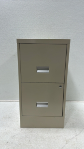 2 Drawer Filing Cabinet With Locking Drawer