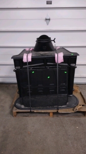 34"x 24"x 35&frac12;" Cast Iron Fireplace
