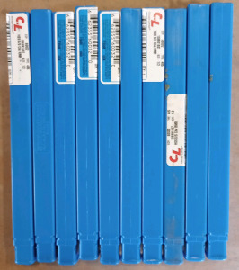 (10) 1/2" HSS Straight Shank Chucking Reamer Bits (r3)