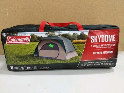 Coleman Skydome 8 Person Tent (salmon)