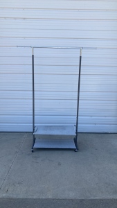 Rolling Clothing Rack