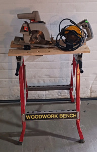 WoodWork Bench, (2) Circular Saws