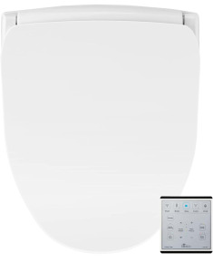 White Bio Elongated Bidet Slim 2 (r5)