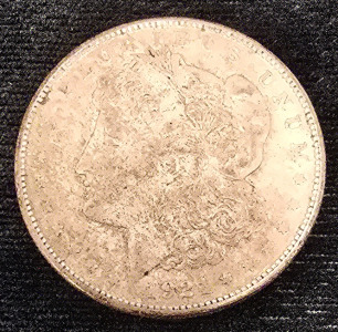 1921 Morgan Silver Dollar