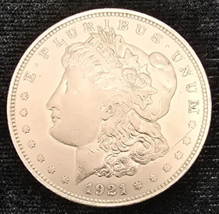 1921 Morgan Silver Dollar