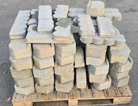 Pallet Of Retaining Blocks- Unknown Count