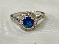 (2) Beautiful Woman's Rings Size 9 - 4