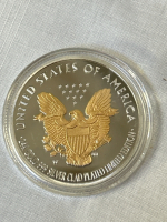 24k Gold .999 Silver Clad Plated Liberty Coin - 2