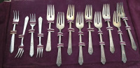 Rogers Silver Utsensil Set In Soft Case - 3