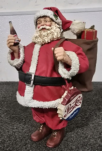 Santa Pepsi-Cola Stand-Up Statue- Lare 1940s