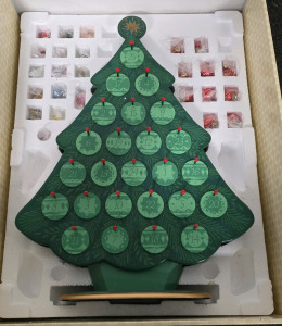 "Christmas At Last" Countdown Advent Calendar With Mini Ornaments- Hallmark Keepsake Edition