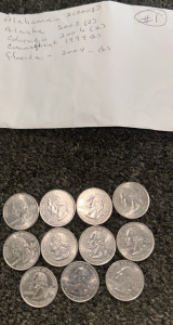 11 Quarters Ranging From Dates From 1999-2006