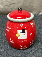 (3) Christmas Cookie Jars - 2