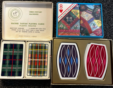 Vintage Card Sets, Halmark, ESE, And Piatnik TarTan