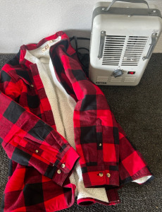 Patton Heater, Red Head Brand Co. Red And Black Checkered Jacket With Fleece