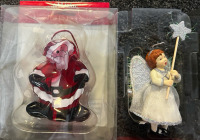 Christmas Ornaments, Including Carousel, Santa Going Around The World, Angel, And More - 4