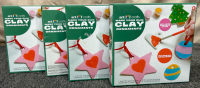 (4) Clay Ornament Kits And (2) Goodcook Gingerbread House Cutter Sets - 2
