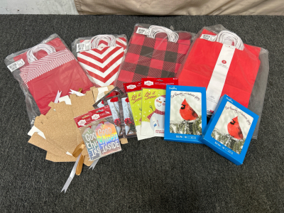 Holiday Gift Bags and Christmas Cards